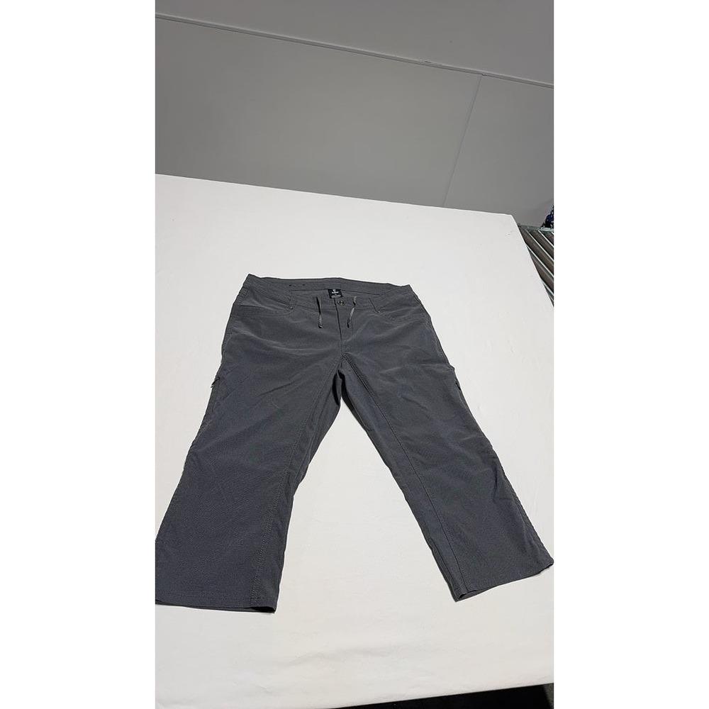 KUHL Womens Gray Outdoor Hiking Pants Size 12 Cropped Capri Casual